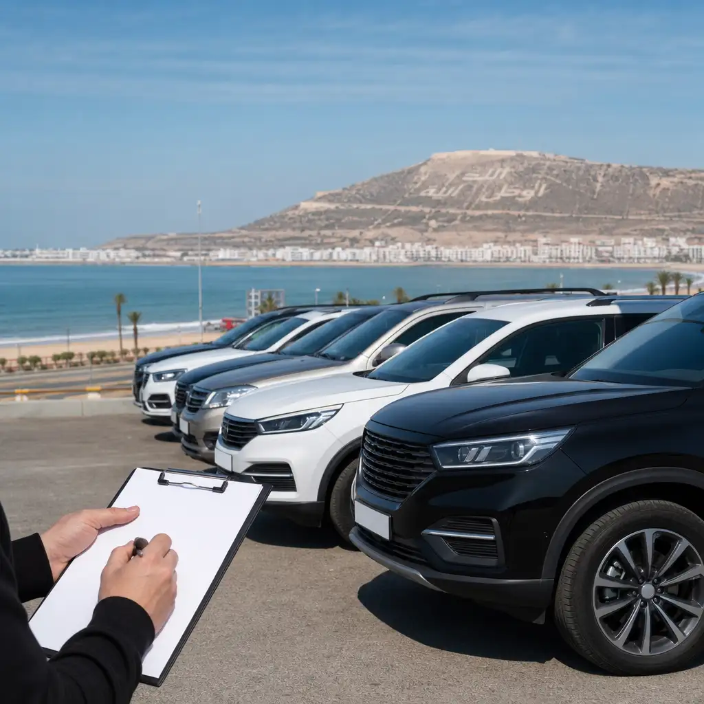 Comparaison des locations de voitures à Agadir